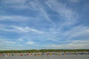 Insel Langeoog in Deutschland foto