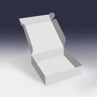 3D White Box Mock-up foto