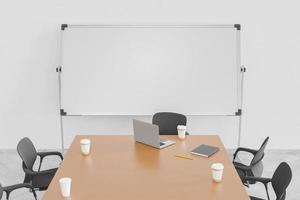 Konferenzraum mit Whiteboard foto