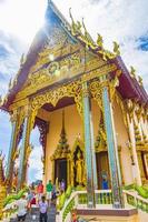 Bunte Architektur im Wat Plai Laem Tempel auf Koh Samui Island, Thailand, 2018 foto