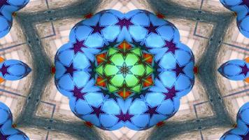 buntes hypnotisches symmetrisches Kaleidoskop foto