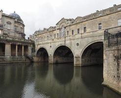 Pulteney-Brücke im Bad foto