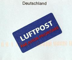 Luftpostbriefumschlag foto