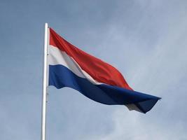 Flagge der Niederlande foto