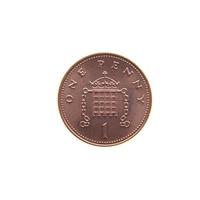 1 Cent-Münze, Großbritannien foto