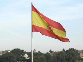 Flagge von Spanien foto