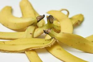 Banane schält oder Banane Haut foto