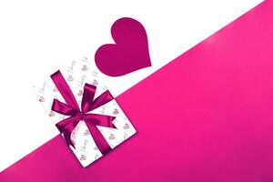 Valentinstag Tag Geschenk Box foto