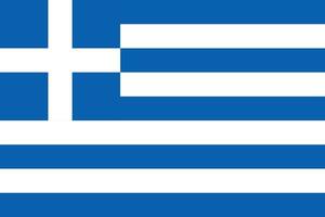 das offiziell Strom Flagge von Griechenland. Zustand Flagge von Griechenland. Illustration. foto