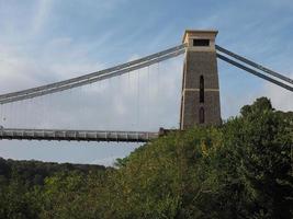 clifton hängebrücke in bristol foto