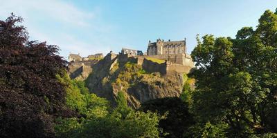 Edinburgh Castle in Edinburgh, hohe Auflösung foto