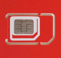 Mini-Mikro- und Nano-Sim für Telefon foto