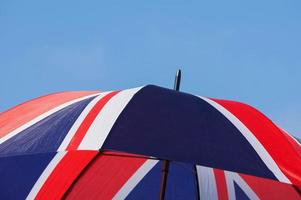 Union Jack Regenschirm foto