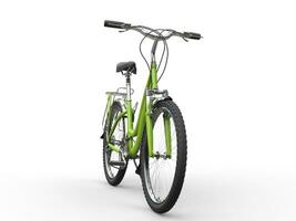 hell Grün Mädchen Fahrrad foto