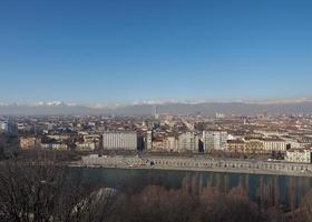 Luftaufnahme von Turin foto