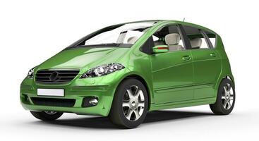 Grün kompakt Auto foto