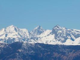 alpen bergkette foto
