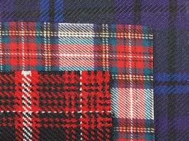 Tartan-Stoff-Hintergrund foto