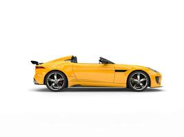 Sonne Gelb Cabrio Sport Auto - - Seite Aussicht foto