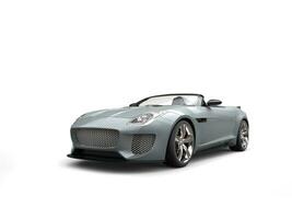 cool Silber modern Cabrio Sport Auto foto