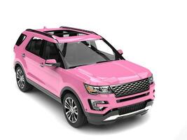 Süßigkeiten Rosa groß modern suv Auto foto