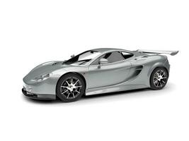 glatt metallisch Silber modern Super Sport Auto foto