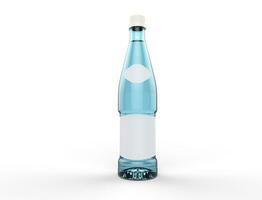 blaue Wasserflasche foto