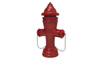 roter Hydrant foto