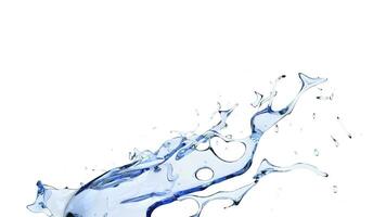 Blau abstrakt Wasser Spritzen foto
