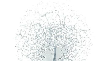 groß Wasser Spritzen - - Wasser planschen in Hunderte von klein Tröpfchen foto