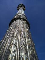 Bronze- Säule im Paris, Frankreich foto