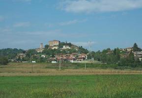 Blick auf die Stadt Pavarolo foto