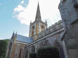 Heilige Dreifaltigkeitskirche in Stratford upon Avon foto
