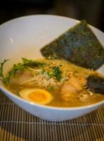 japanisch Ramen Schüssel foto