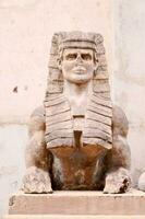 uralt Sphinx Statue im das Museum von Altertümer im Ägypten foto