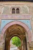 das Eingang zu das Alhambra Palast im Granada, Spanien foto