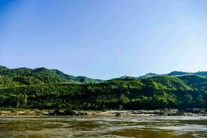 das Mekong Fluss im Vietnam foto