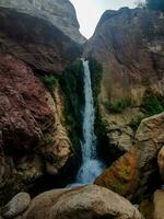 das Ruhe von Zarka Wasserfall foto