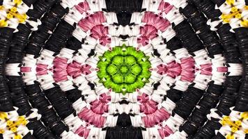 abstraktes buntes symmetrisches Kaleidoskop foto