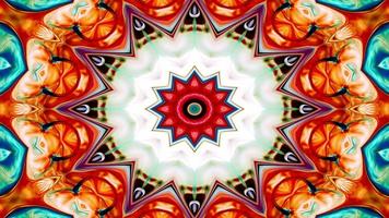 abstraktes buntes symmetrisches Kaleidoskop foto