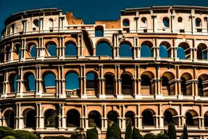 das Kolosseum im Rom, Italien. KI-generiert foto