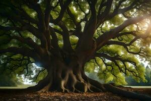 das Baum von Leben, durch James Gordon. KI-generiert foto