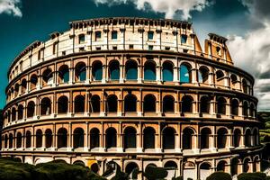 das Kolosseum im Rom, Italien. KI-generiert foto