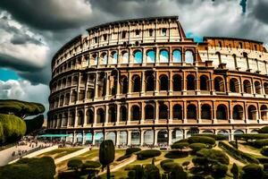 das Kolosseum im Rom, Italien. KI-generiert foto