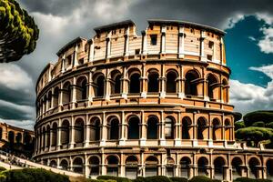 das Kolosseum im Rom, Italien. KI-generiert foto