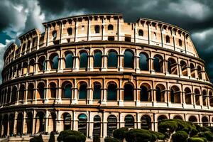 das Kolosseum im Rom, Italien. KI-generiert foto