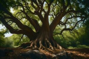 das Baum von Leben durch James Wyatt. KI-generiert foto