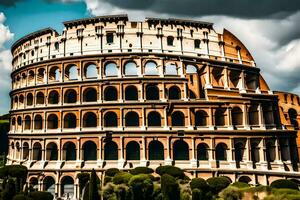 das Kolosseum im Rom, Italien. KI-generiert foto