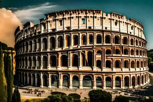 das Kolosseum im Rom, Italien. KI-generiert foto