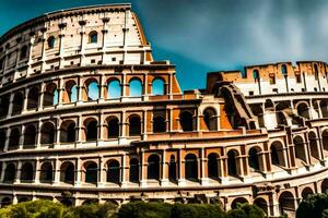 das Kolosseum im Rom, Italien. KI-generiert foto